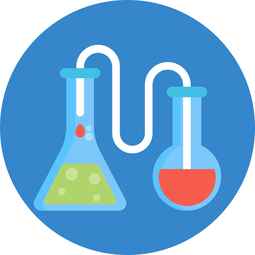 Volumetric flask chemical volumetric flask laboratory icon