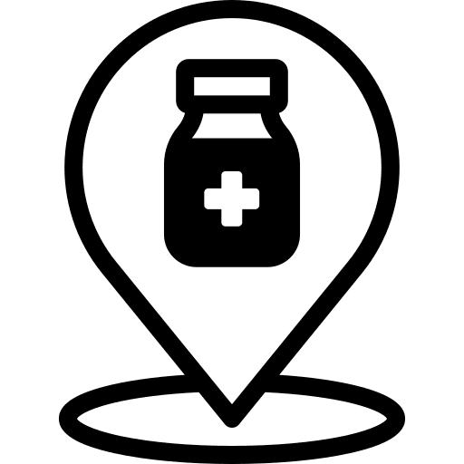 Location location laboratory medicine icon Location location laboratory medicine icon