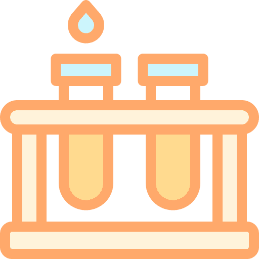 Blood test lab healthcare and medical test tube icon Blood test lab healthcare and medical test tube icon