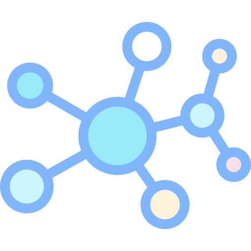 Molecule chemistry laboratory molecule icon