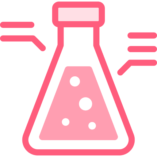 Flask tube chemicals science icon Flask tube chemicals science icon
