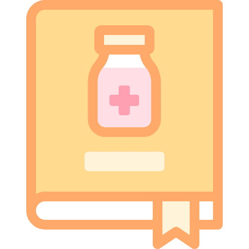 Handbook healthcare and medical manual handbook icon Handbook healthcare and medical manual handbook icon