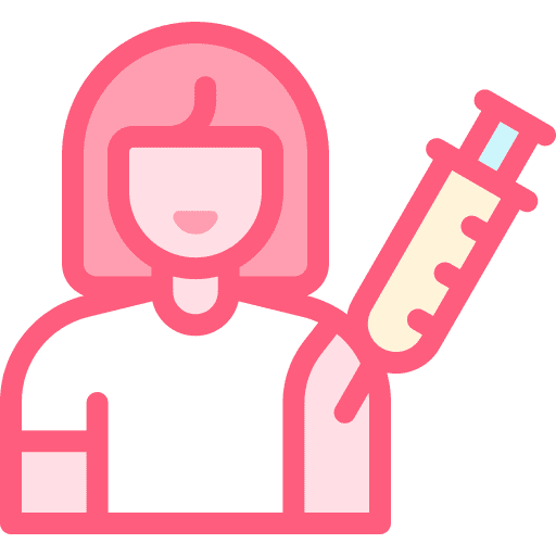 Vaccination syringe people arm icon Vaccination syringe people arm icon