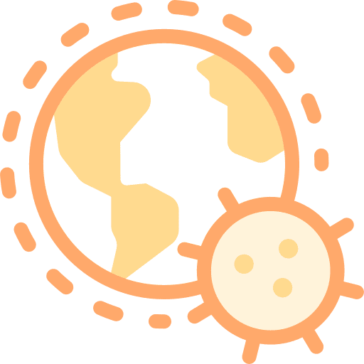 Pandemic global coronavirus healthcare and medical icon Pandemic global coronavirus healthcare and medical icon