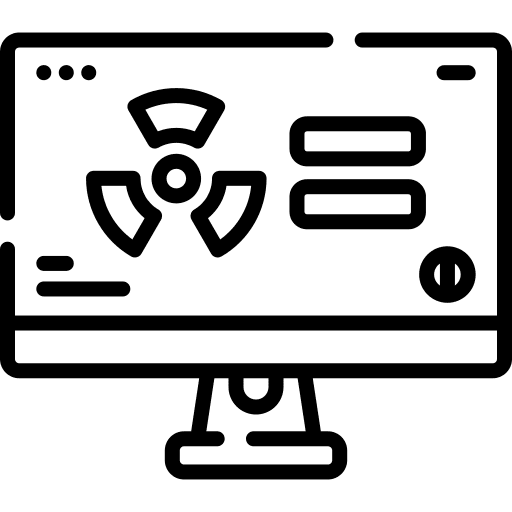 Nuclear ecology and environment monitor industry icon Nuclear ecology and environment monitor industry icon