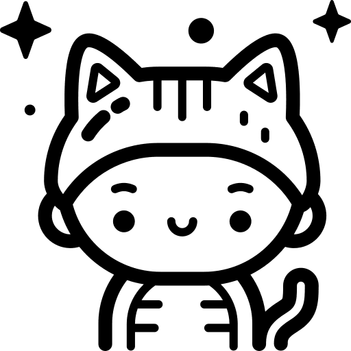 Cat avatar caucasian costume icon
