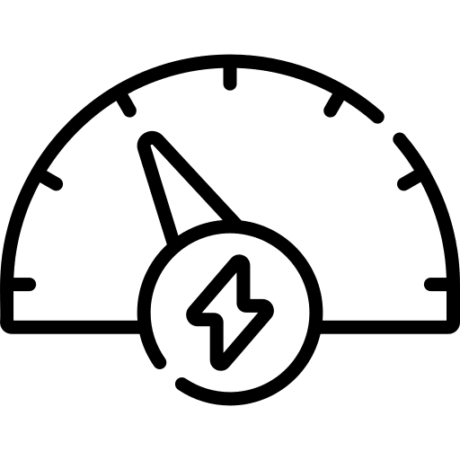 Gauge measurement energy gauge icon