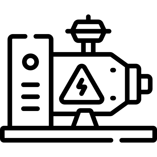 Generator energy electronics electrical icon