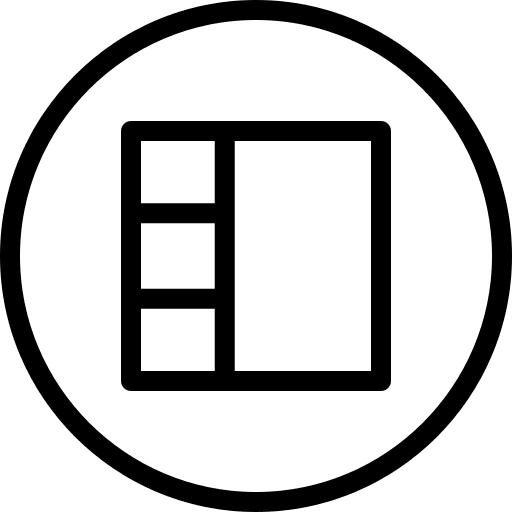 Layout page square layout browser icon