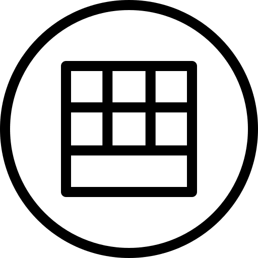 Layout webpage square layout browser icon