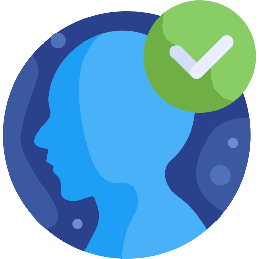 Approved mind human user icon Approved mind human user icon