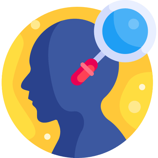 Research people avatar mind icon Research people avatar mind icon