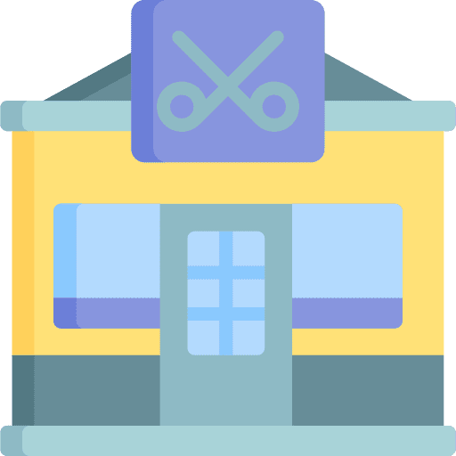 Barbershop barbershop hair cutting architecture and city icon