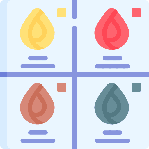 Hair color sample beauty salon hair color sample dye icon Hair color sample beauty salon hair color sample dye icon