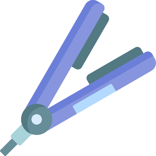 Hair straightener hair salon hair straightening electronics icon