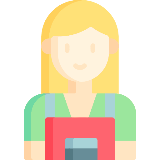Hairdresser profile caucasian professions and jobs icon