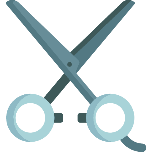 Scissors tools beauty scissors icon Scissors tools beauty scissors icon