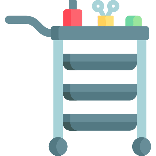 Trolley trolley hair salon hairdresser icon