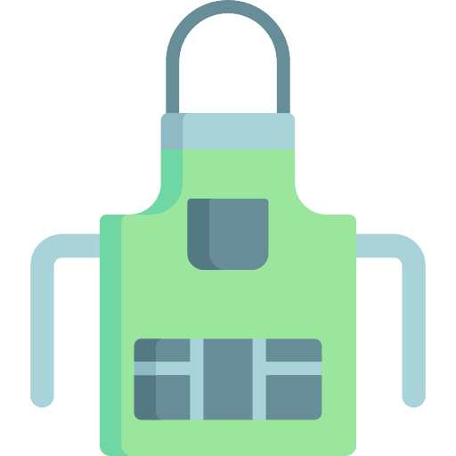 Apron protective clothing uniform icon Apron protective clothing uniform icon