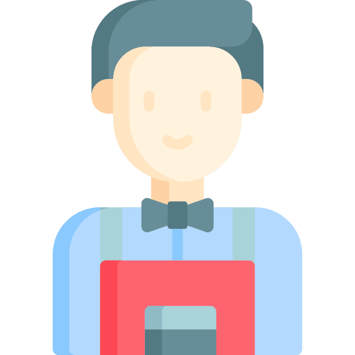 Hairdresser caucasian profile professions and jobs icon Hairdresser caucasian profile professions and jobs icon