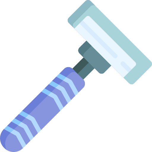 Razor shave razor hair removal icon Razor shave razor hair removal icon