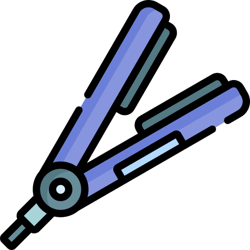 Hair straightener hair straightener hairstyle electronics icon