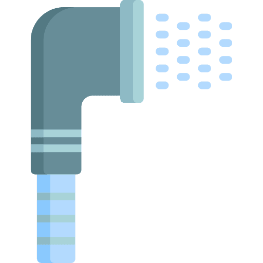 Shower head wellness wash hygiene icon Shower head wellness wash hygiene icon