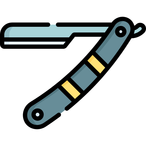 Straight razor beauty straight razor barbershop icon