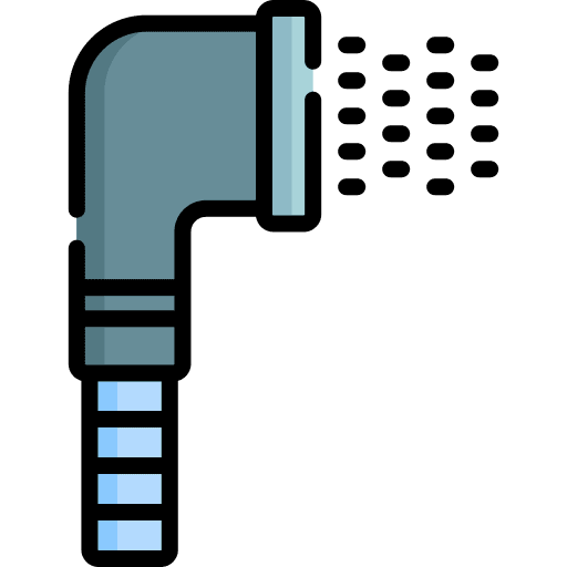 Shower head hygiene bathroom water icon Shower head hygiene bathroom water icon