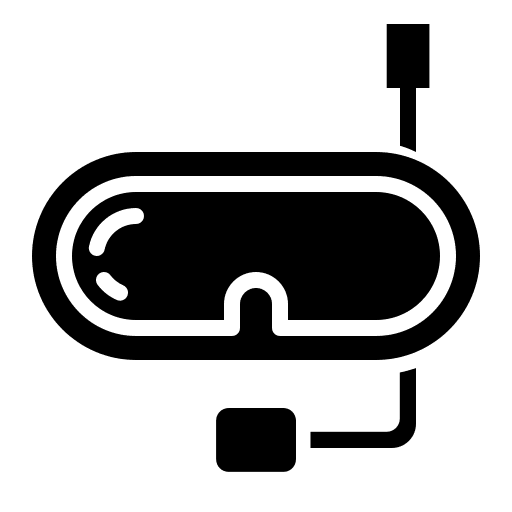 Diving snorkel diving mask diving icon