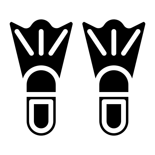 Flippers flippers sea fins icon