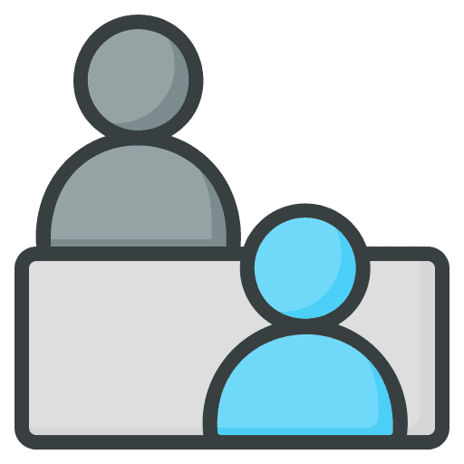 Interview people job human resources icon