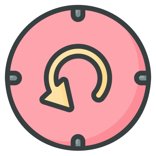 Activity time management circular arrow clock icon Activity time management circular arrow clock icon