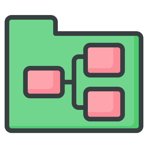 Folder management draft projects icon Folder management draft projects icon