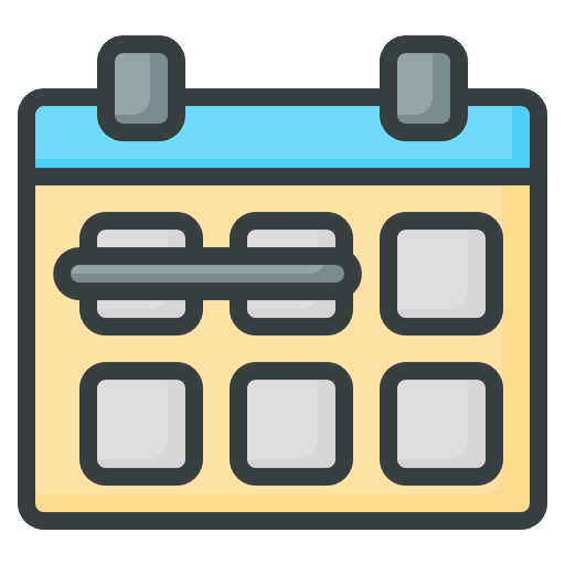 Schedule time and date event calendar icon Schedule time and date event calendar icon