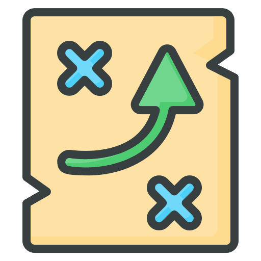 Strategy tactical solution strategic plan icon Strategy tactical solution strategic plan icon
