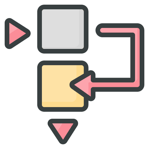 Workflow project plan project management business and finance icon Workflow project plan project management business and finance icon