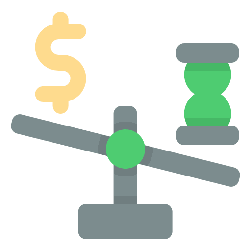 Time management budget money management business and finance icon Time management budget money management business and finance icon