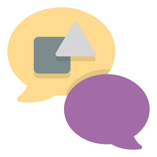Discussion discussion business and finance conversation icon Discussion discussion business and finance conversation icon