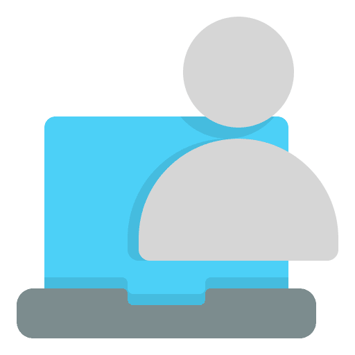 Video conference interview video conference laptop icon Video conference interview video conference laptop icon
