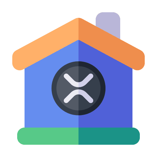 House menu ripple cryptocurrency icon