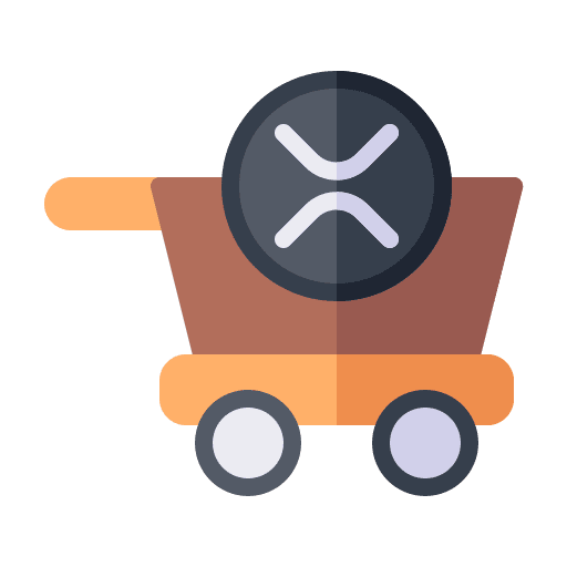 Cart ripple mining cart icon Cart ripple mining cart icon