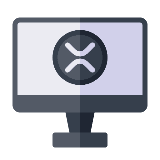 Computer cryptocurrency xrp computer icon Computer cryptocurrency xrp computer icon