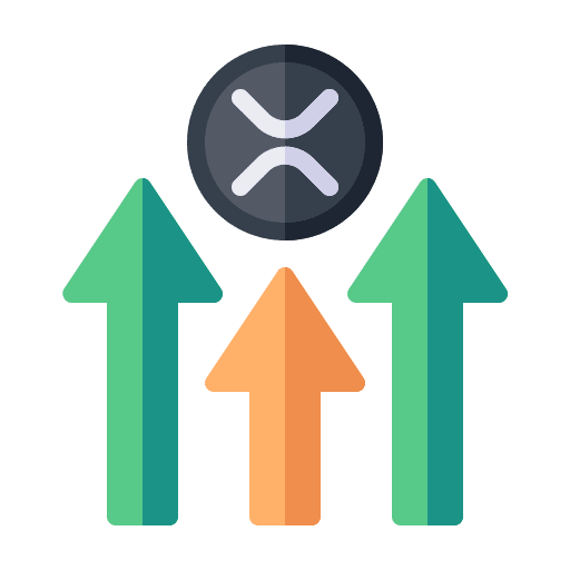Growth digital money ripple xrp icon Growth digital money ripple xrp icon
