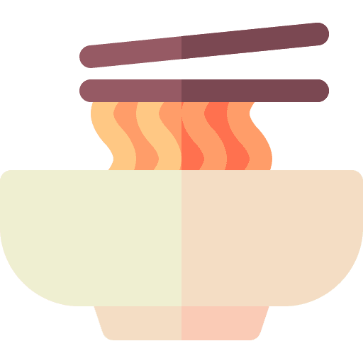 Mie chopsticks food and restaurant noodles icon