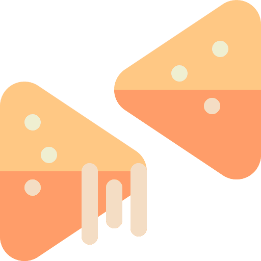 Nachos junk food snack food and restaurant icon Nachos junk food snack food and restaurant icon