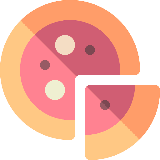 Pizza dough piece italian food icon Pizza dough piece italian food icon