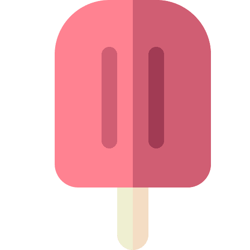 Popsicle summer food and restaurant sweet food icon Popsicle summer food and restaurant sweet food icon