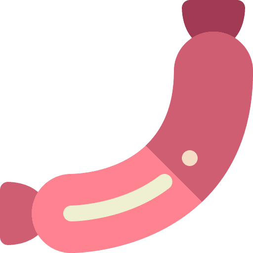 Sausage sausage food and restaurant meat icon Sausage sausage food and restaurant meat icon