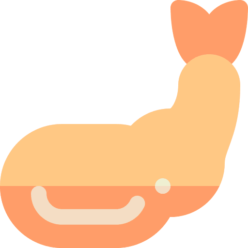 Shrimp gastronomy asian food japanese food icon Shrimp gastronomy asian food japanese food icon